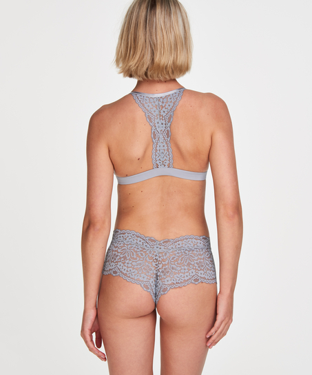 Voorgevormde triangle bralette Marina, Grijs