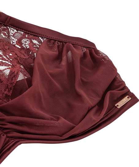 Niet-voorgevormde beugel bh Zoe, Rood