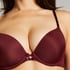 Soutien-gorge &agrave; armatures pr&eacute;form&eacute; Plunge, Rouge