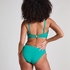 Slip de Bikini Rio Scallop, Vert