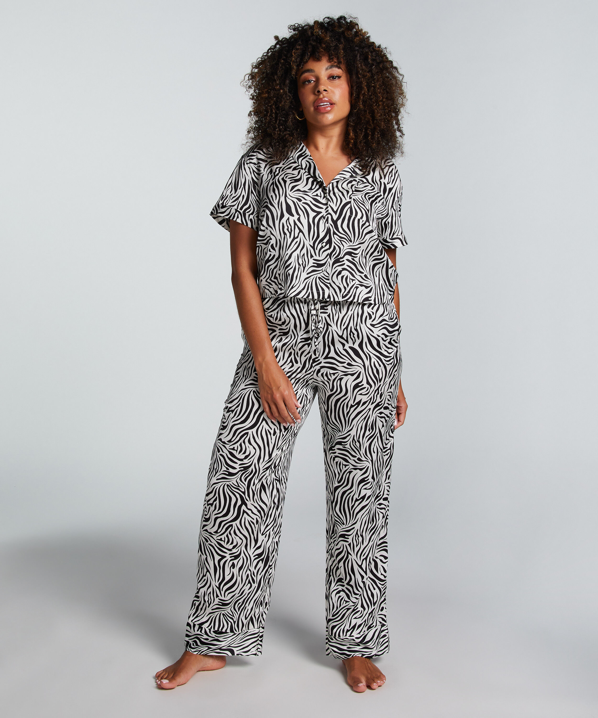 Broek Satijn, Wit