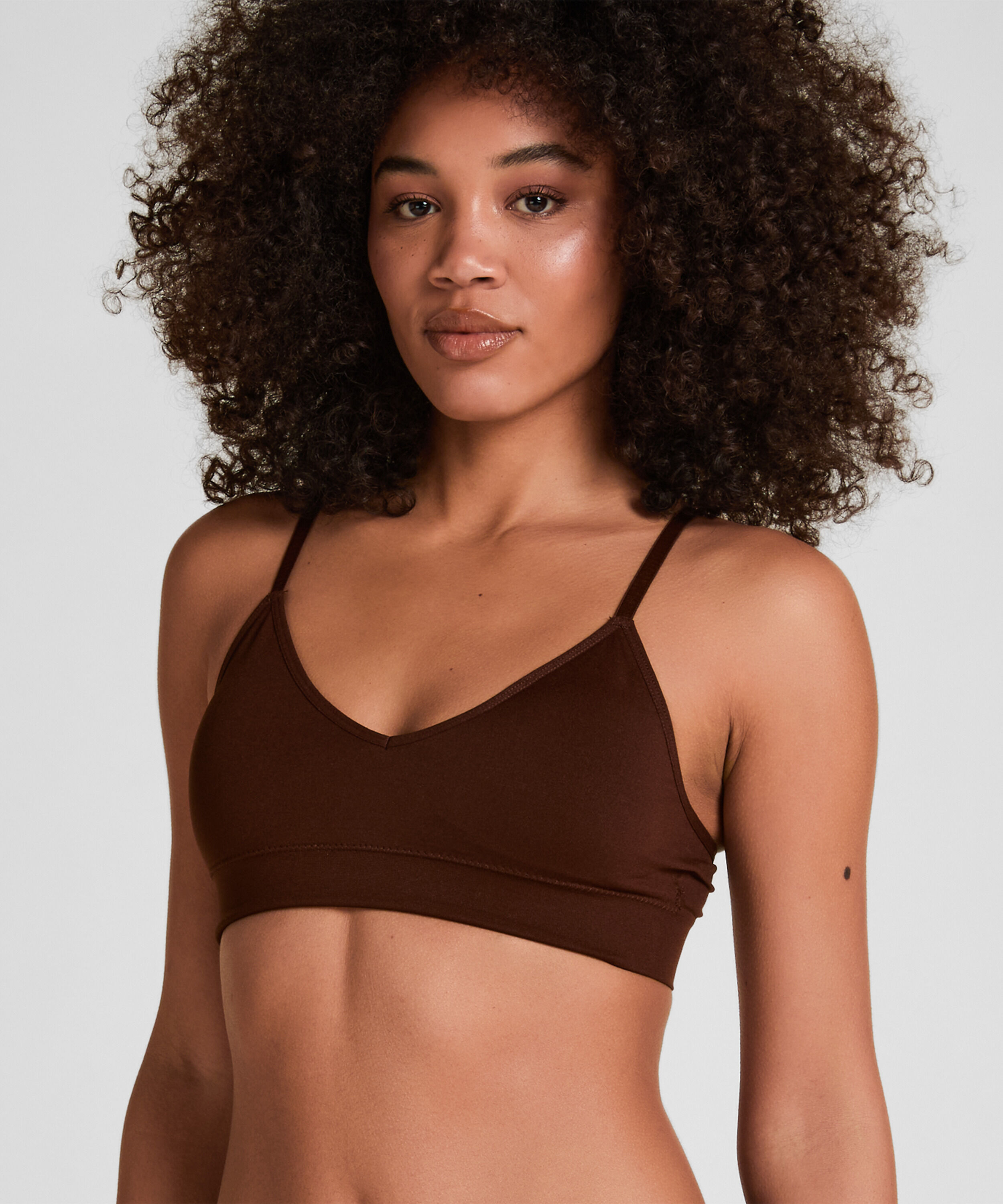 Triangelbralette Dide, Bruin Triangelbralette Dide, Bruin
