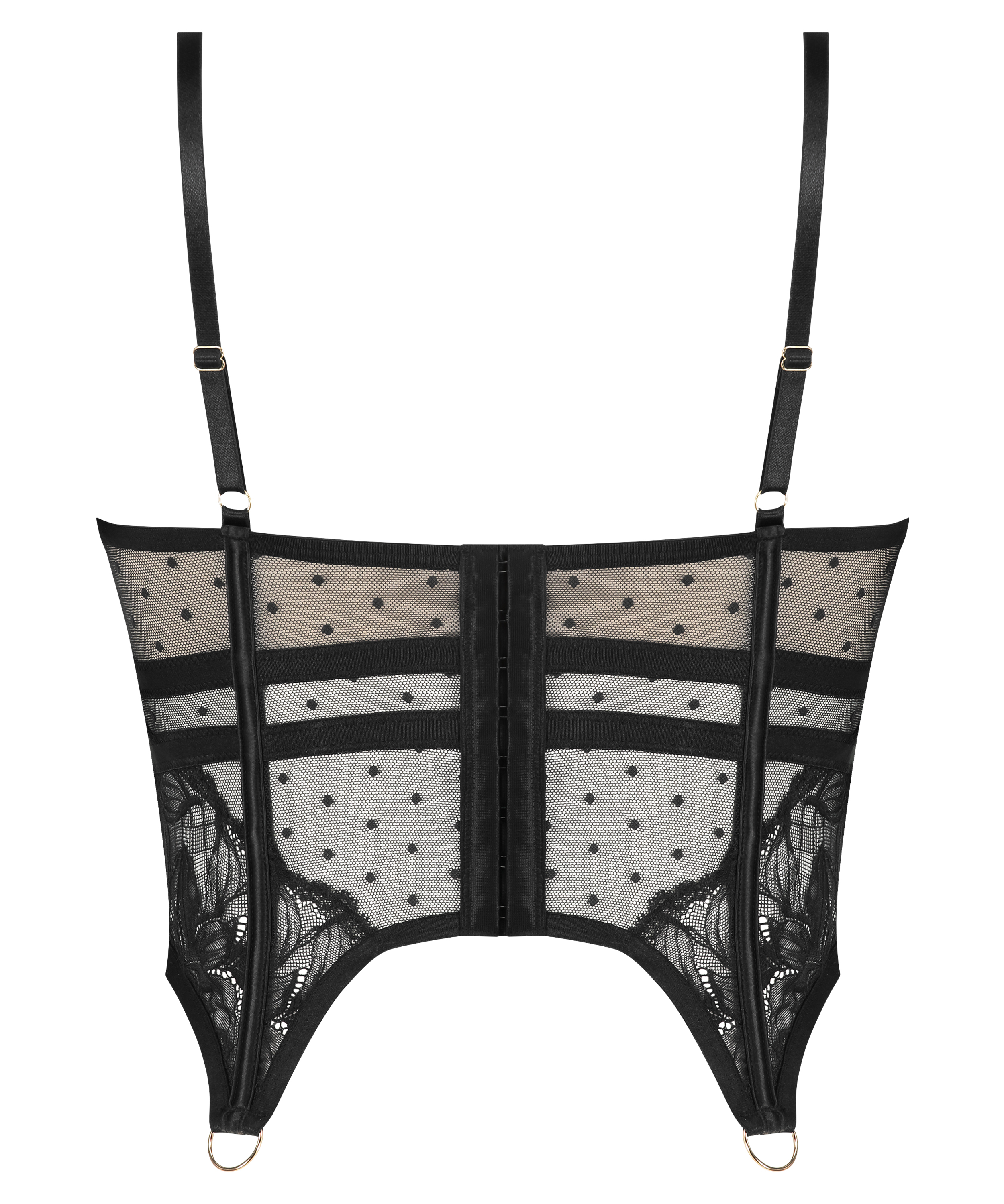Bustier Lulu, Zwart, main