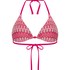 Triangel bikinitop Cali, Roze