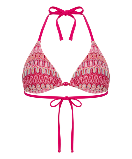 Triangel bikinitop Cali, Roze