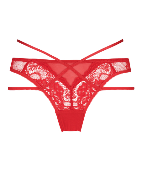 Slip brésilien Amala, Rouge