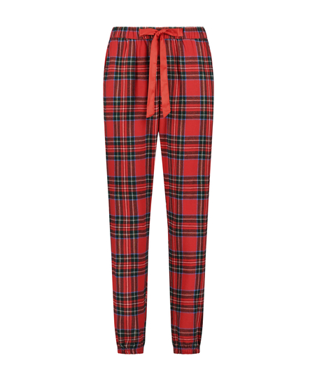 Petite pyjamabroek Flanel, Rood