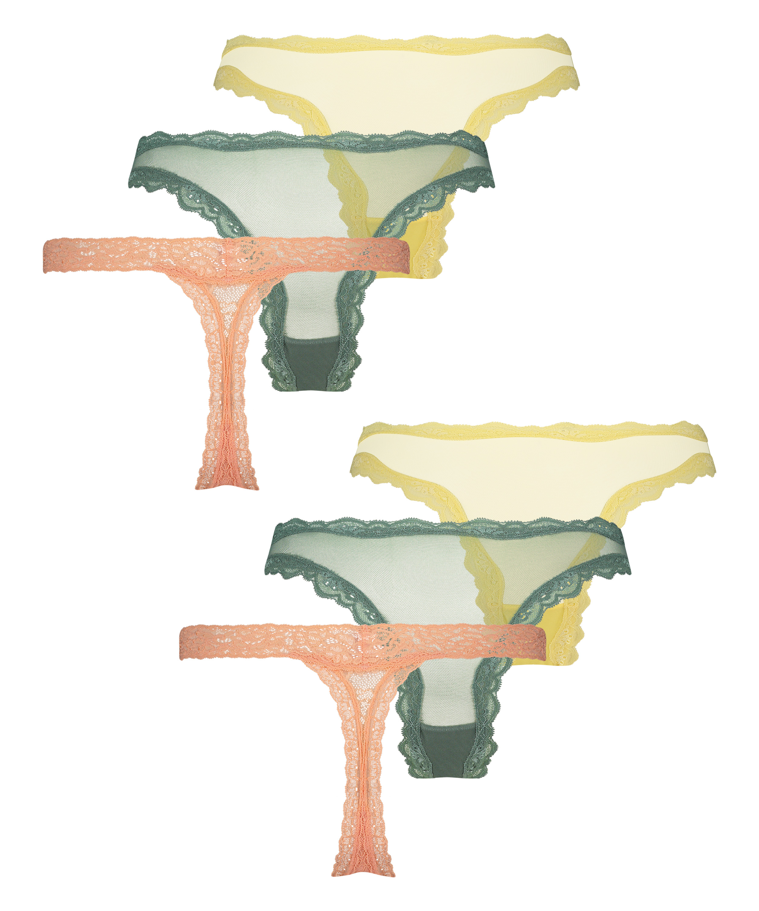 6-pack brazilians, Geel, main