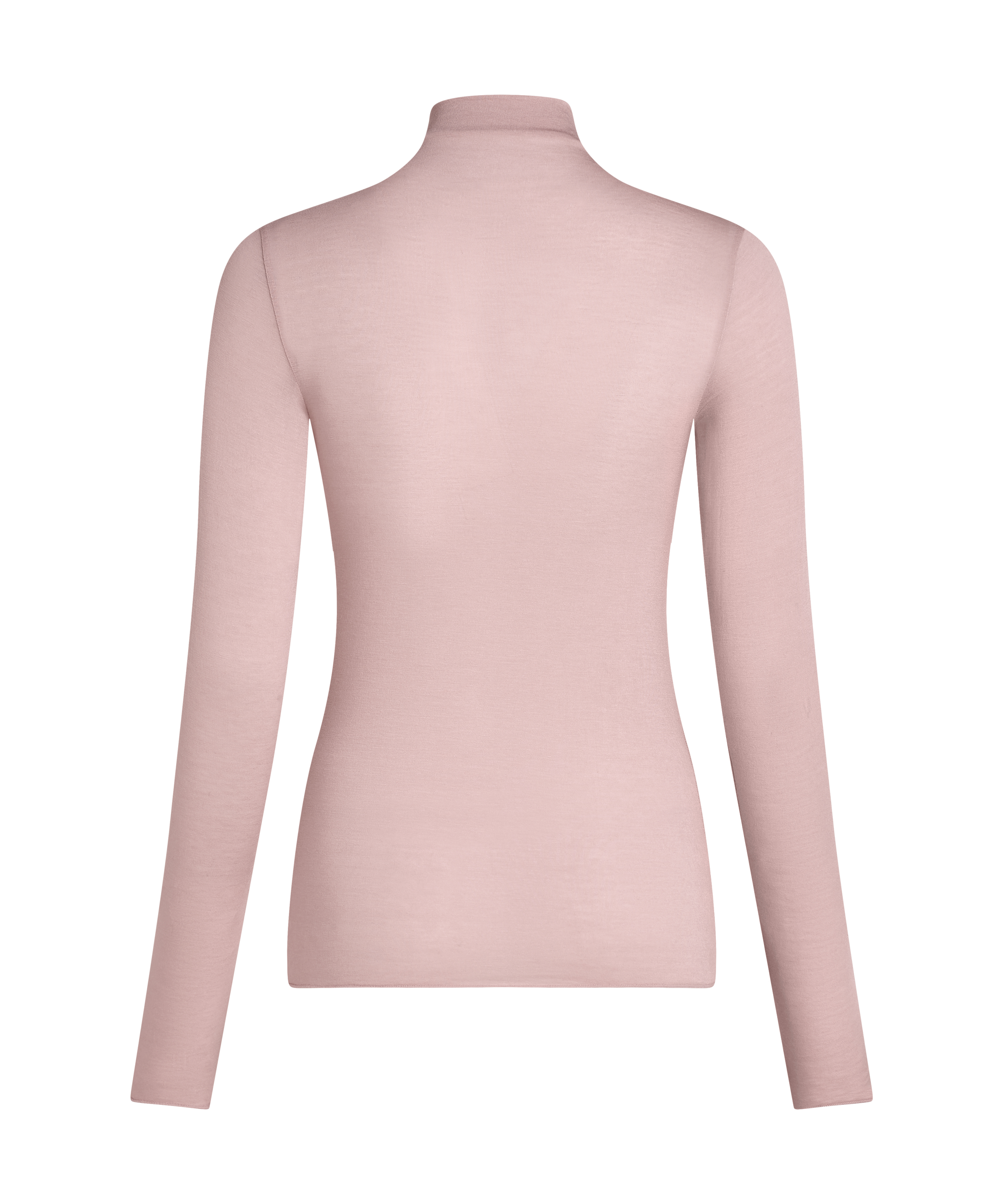 super soft Turtleneck shirt met Cashmere, Roze, main