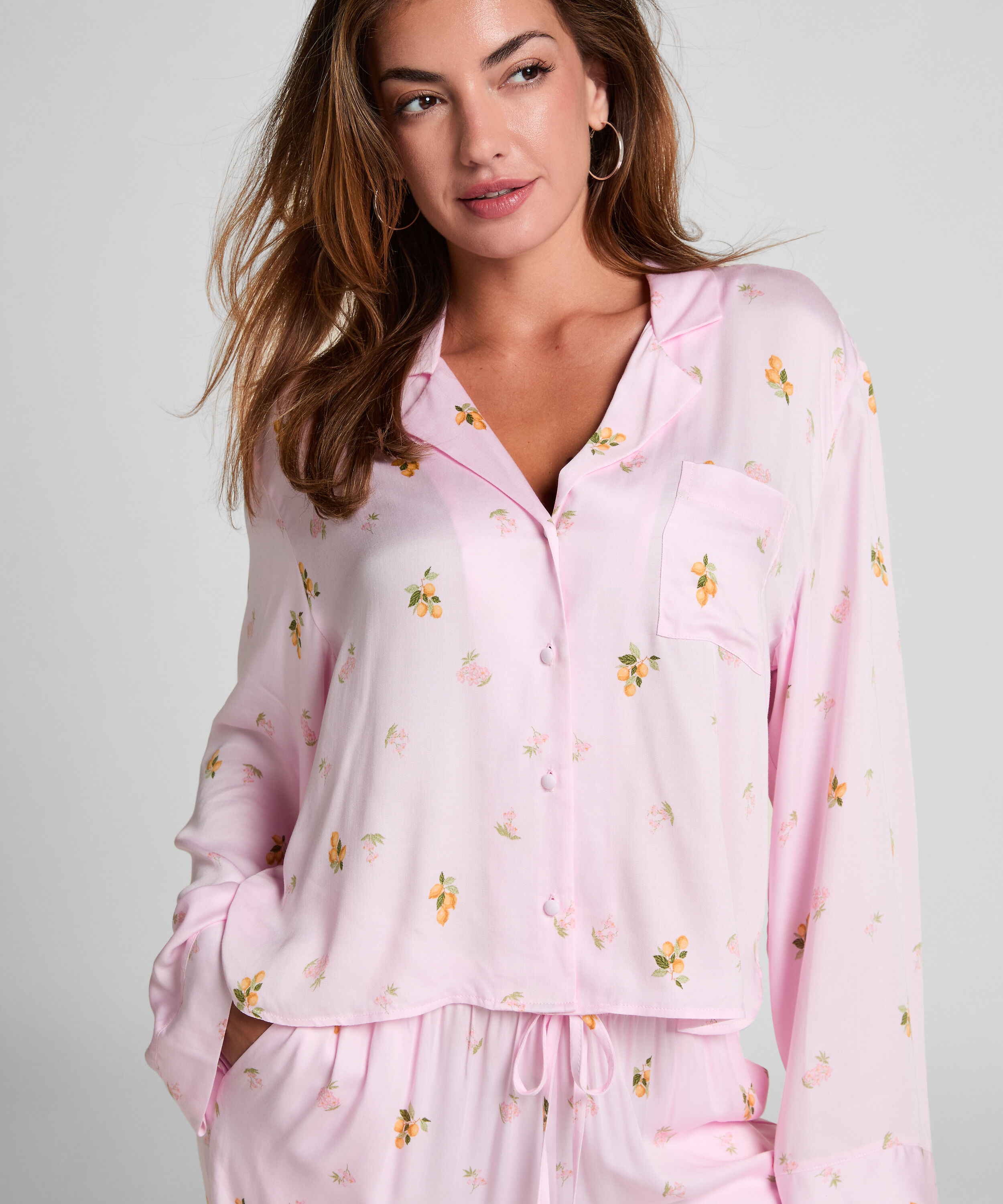 Haut de pyjama, Rose