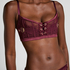Soutien-gorge non rembourr&eacute; longline Avela, Rouge