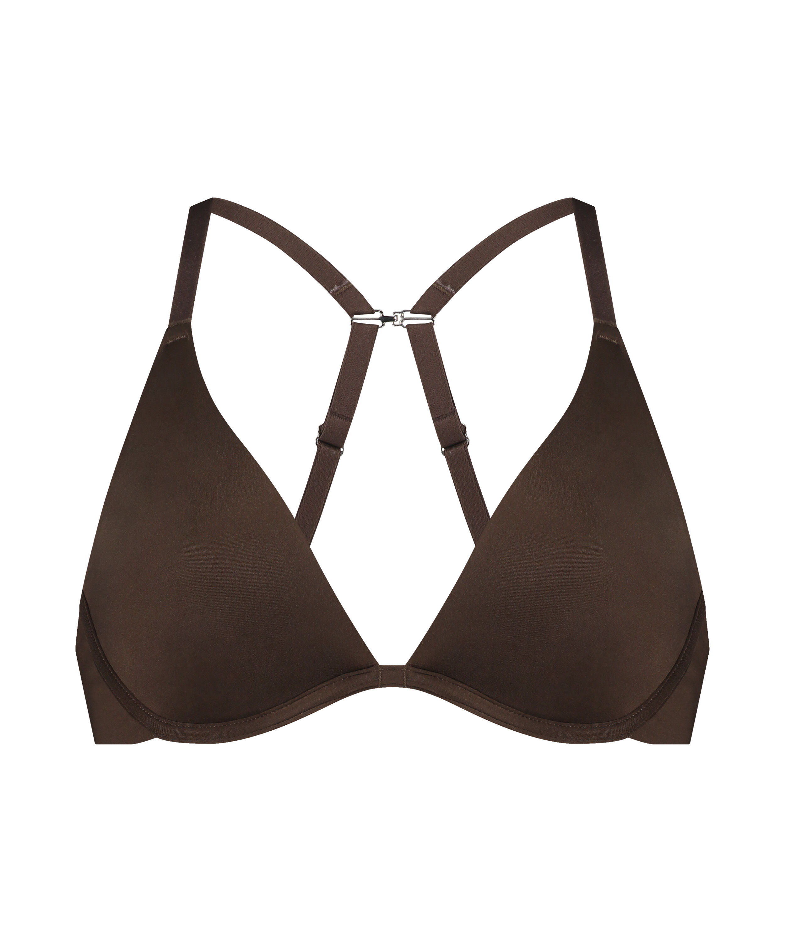 Soutien-gorge &agrave; armatures non-pr&eacute;form&eacute; Smooth, Brun