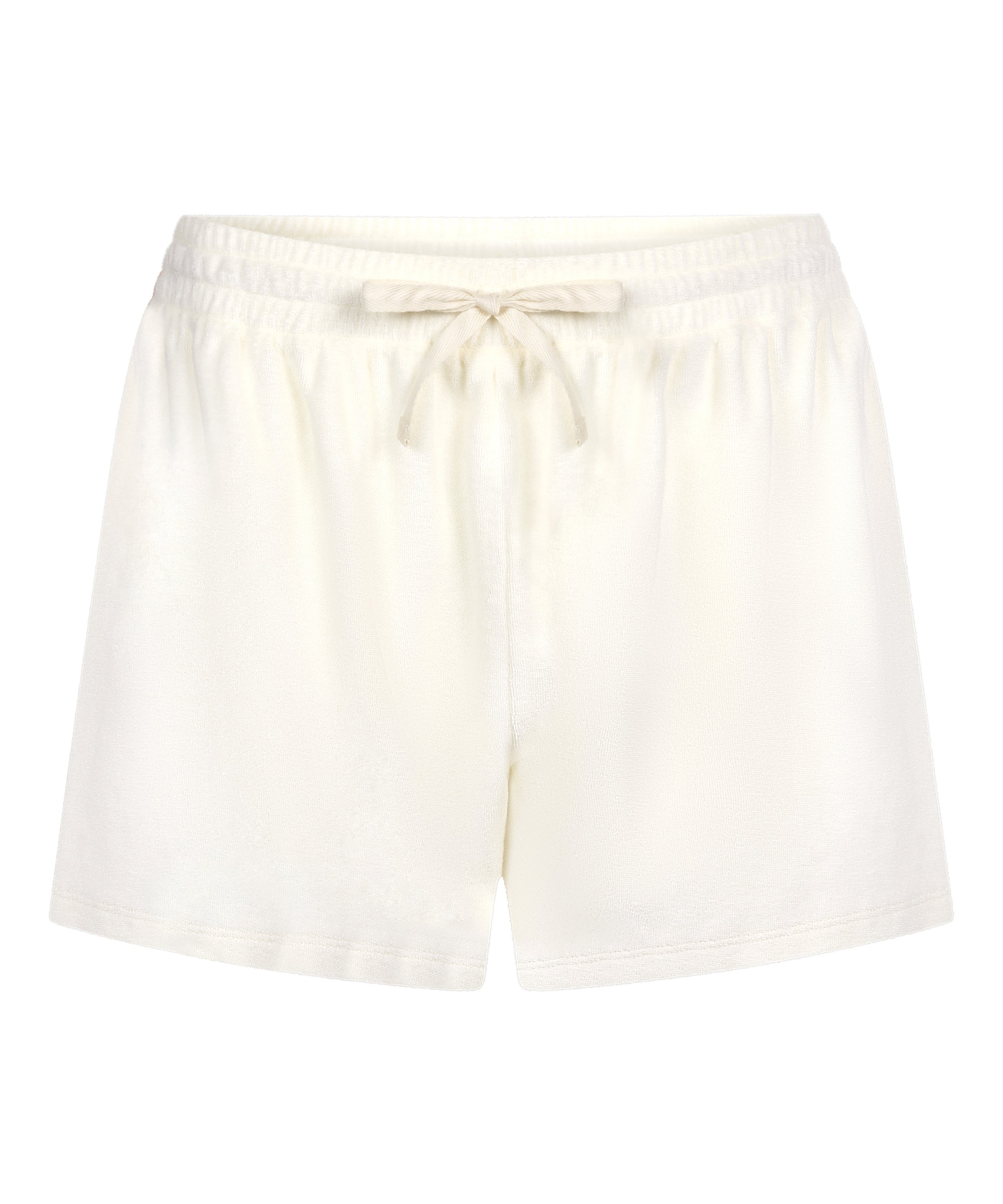 Short met badstoftextuur, Wit, main