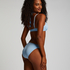 Voorgevormde beugel bikinitop Scallop, Blauw