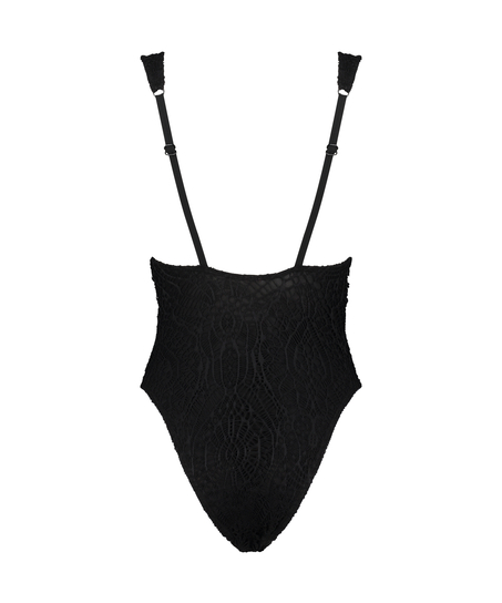 Maillot de bain Crochet, Noir