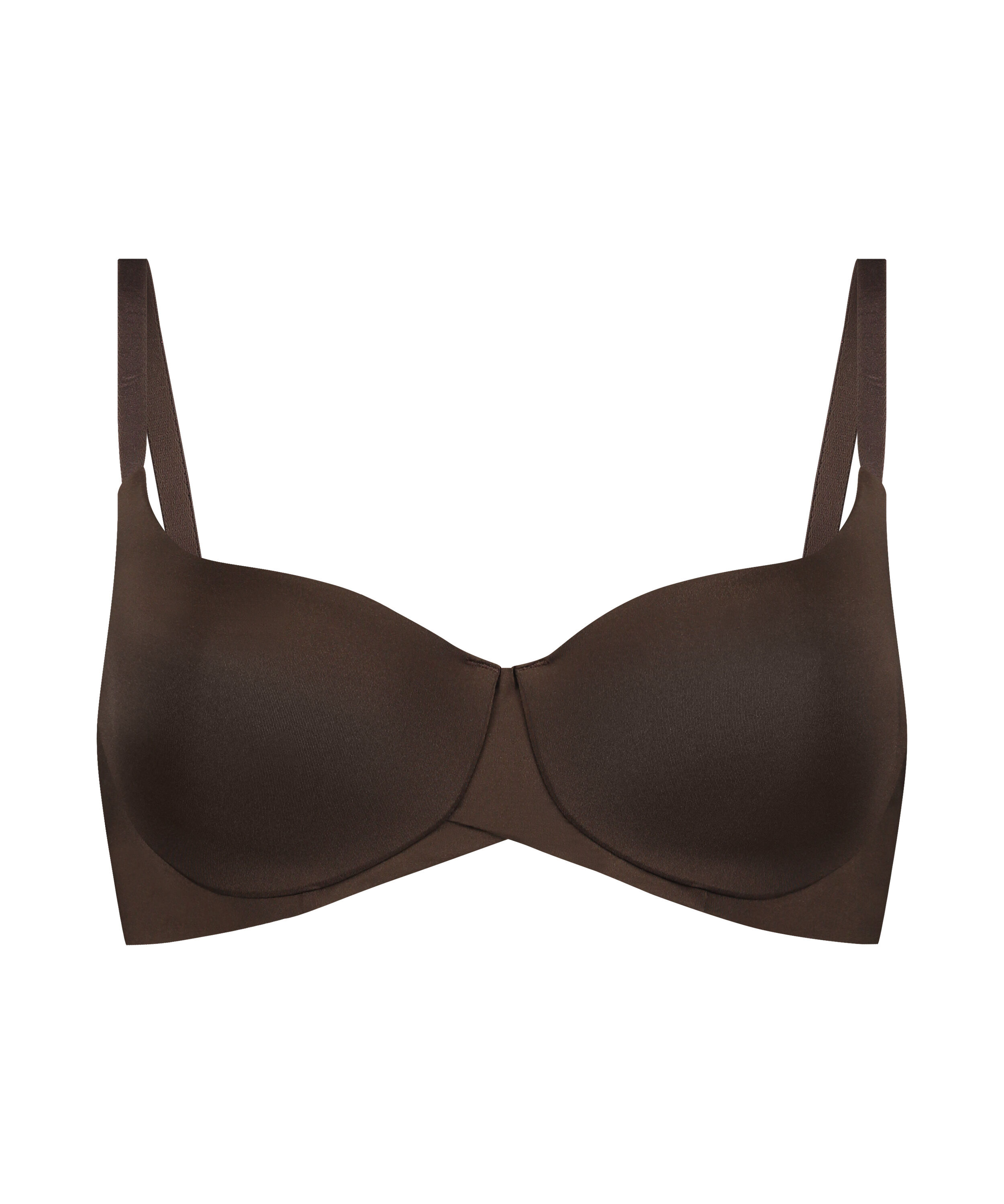 Soutien-gorge &agrave; armatures pr&eacute;form&eacute; Smooth, Brun