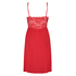 Slipdress Nora Lace, Rood