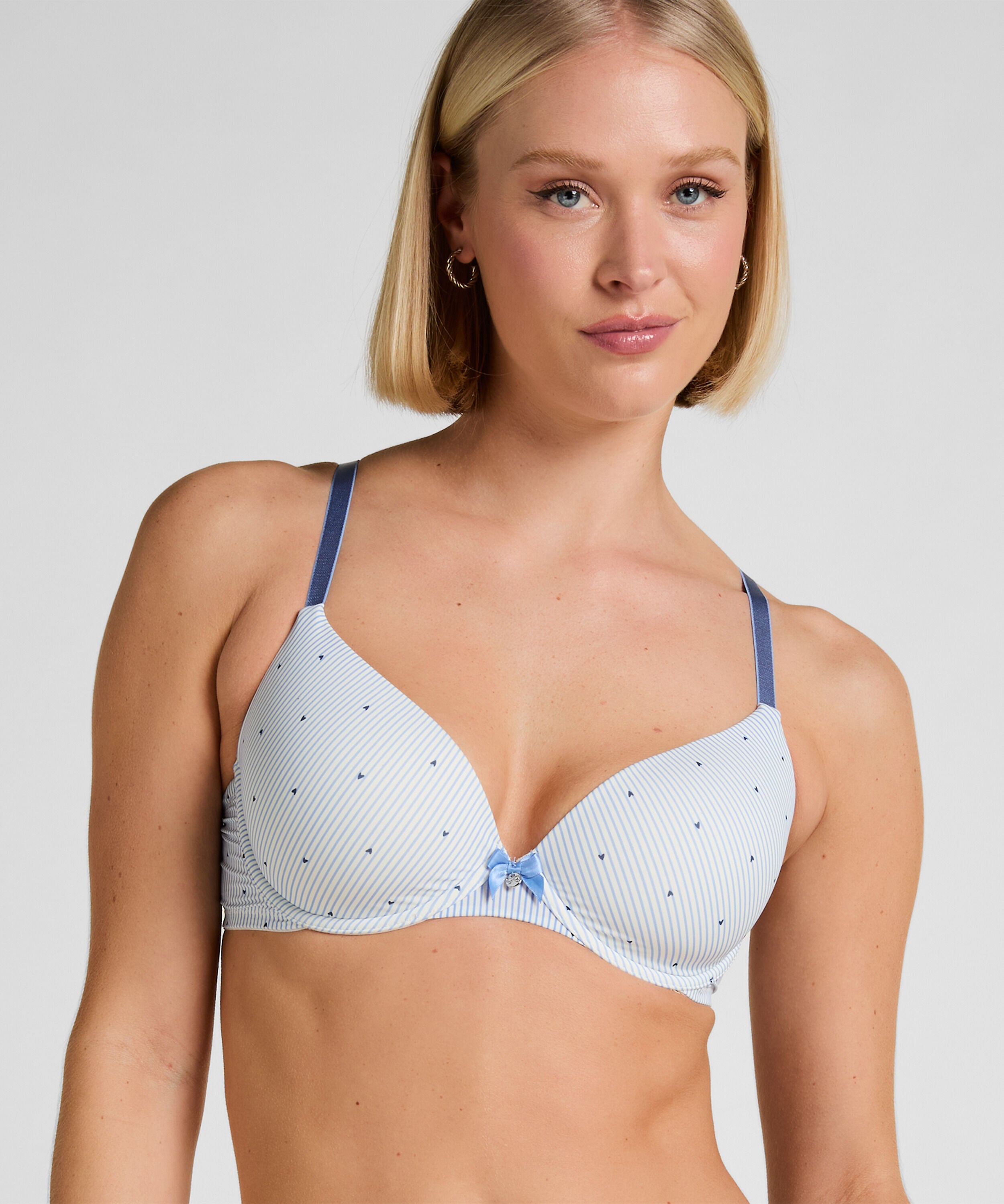 Soutien-gorge à armatures préformé Plunge, Bleu Soutien-gorge à armatures préformé Plunge, Bleu