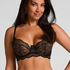 Soutien-gorge non-rembourr&eacute; &agrave; armatures Isabelle, Noir