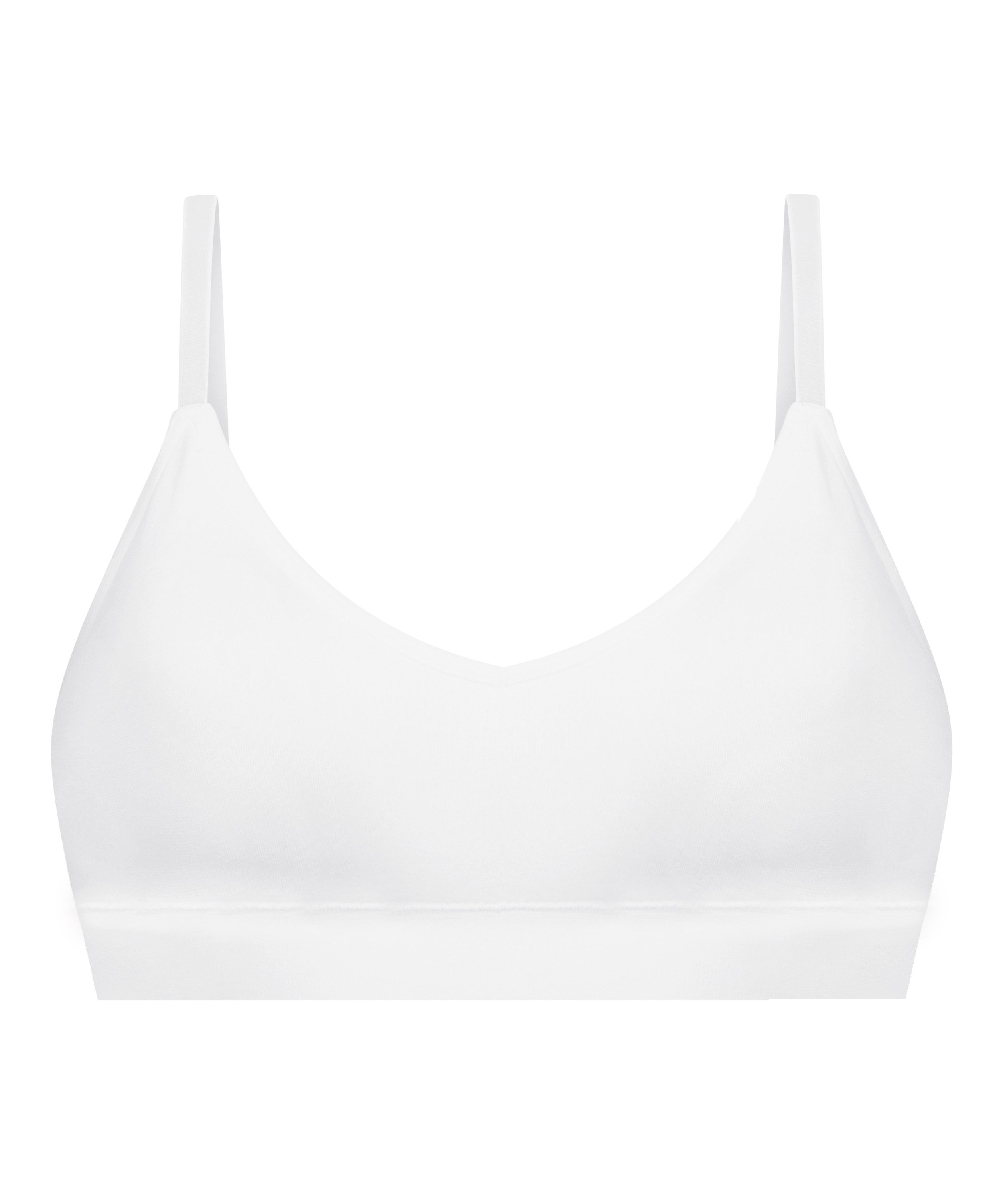 Brassière triangle Dide, Blanc, main