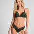 Soutien-gorge &agrave; armatures rembourr&eacute; push-up Amara, Vert