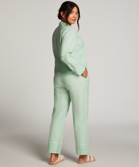 Pantalon de pyjama en Coton, Vert