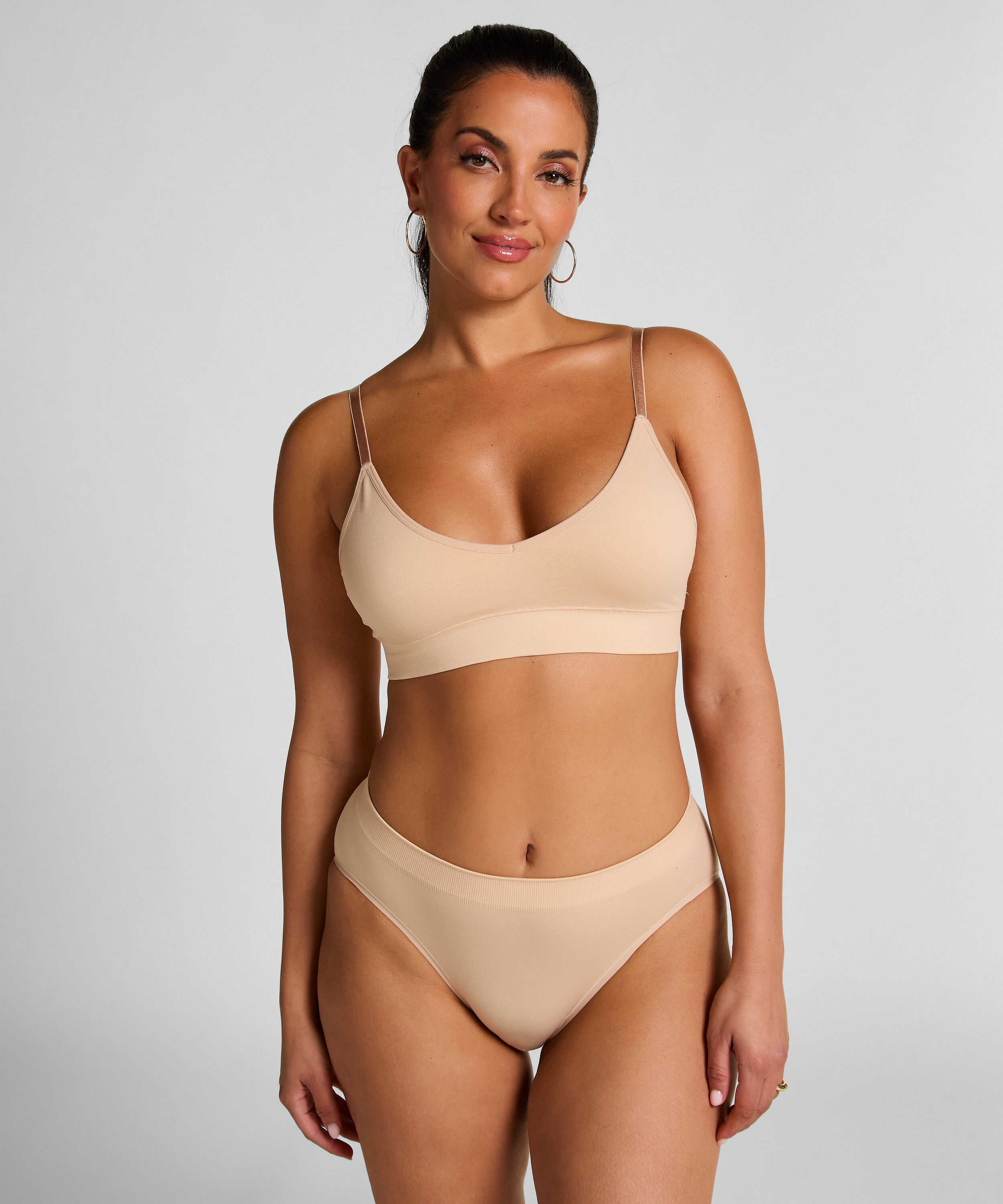 Triangelbralette Dide, Beige