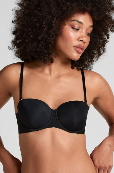 Hunkemöller Voorgevormde Strapless Beugel Bh Jane Zwart
