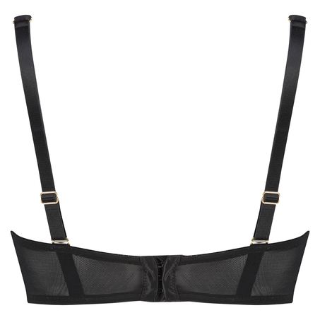 Soutien-gorge bustier &agrave; armatures rembourr&eacute; Cassia Ann Kathrin, Noir