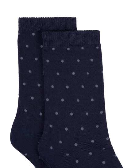 Chaussettes courtes en modal, Bleu