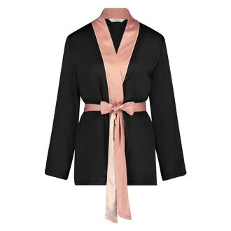 Pyjama jasje Satin Nightshade Doutzen, Huidskleur