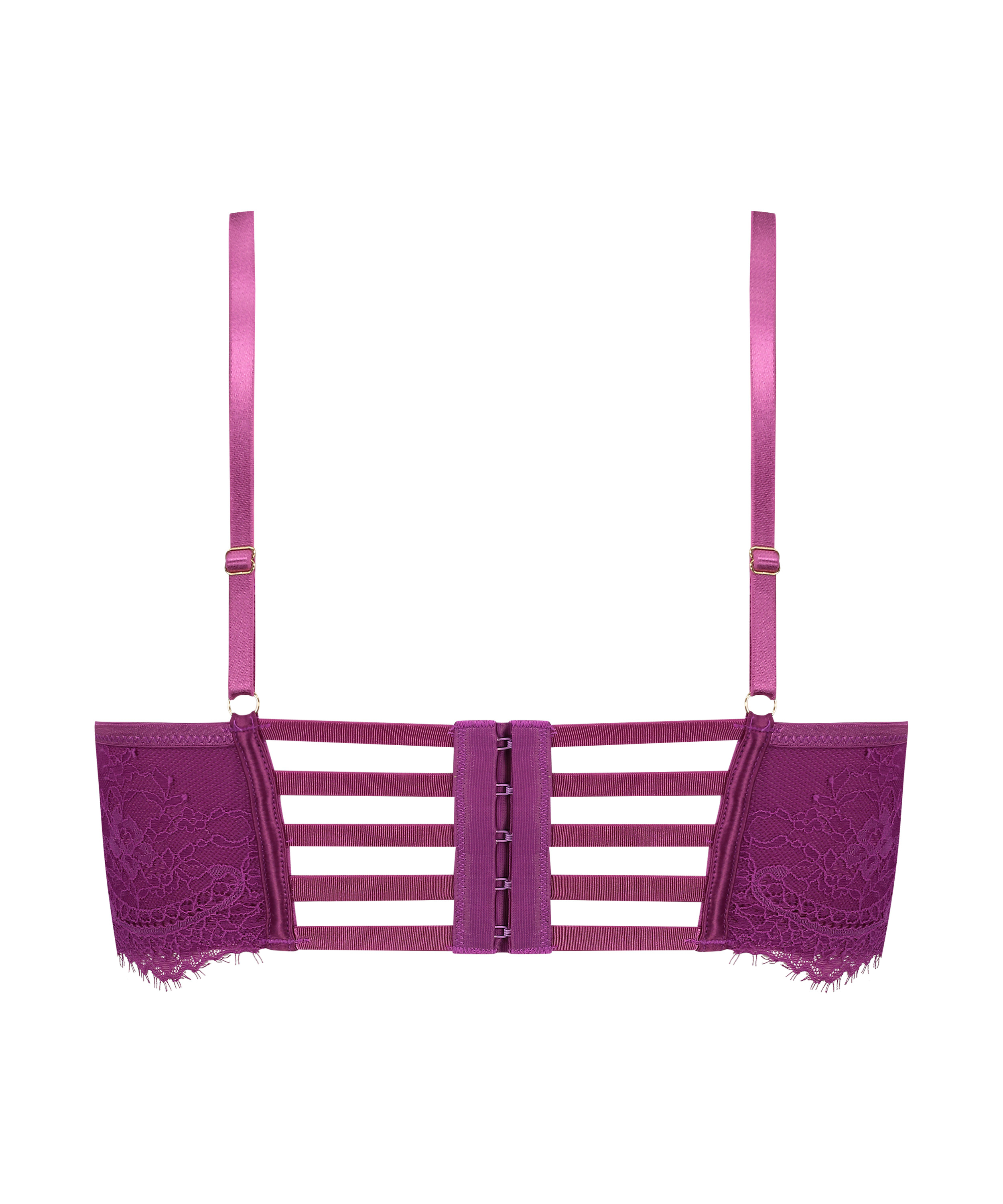 Niet-voorgevormde longline beugel bh Monet, Paars, main