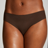 Slip br&eacute;silien Invisible, Brun