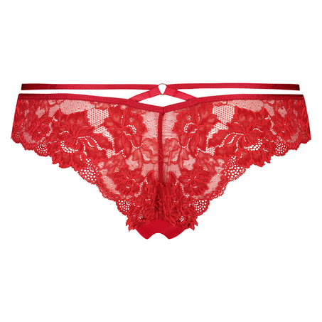 Brazilian met open kruis Sosha, Rood