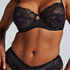 Soutien-gorge &agrave; armatures non-pr&eacute;form&eacute; Sophia, Noir
