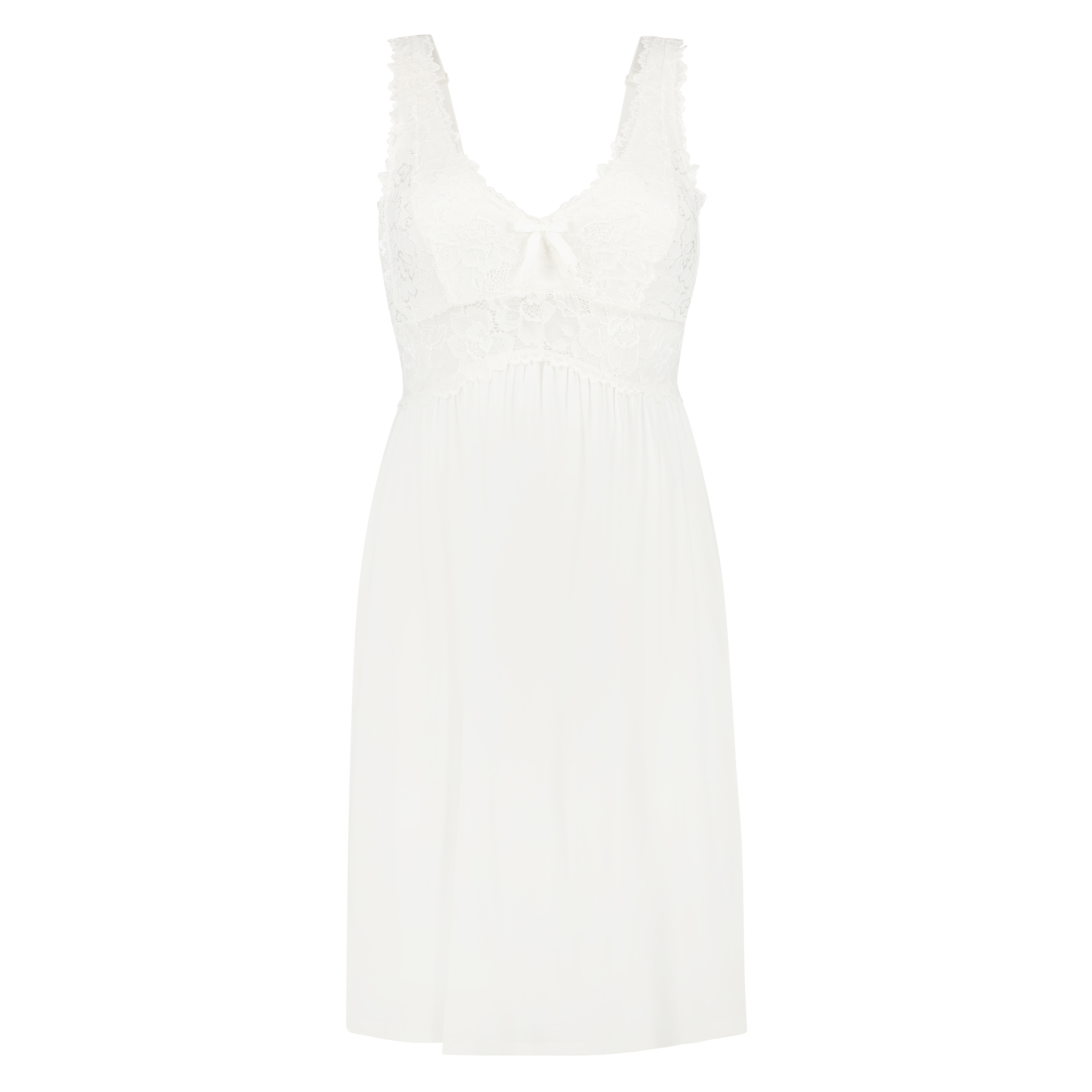 Slipdress Nora Lace, Wit, main