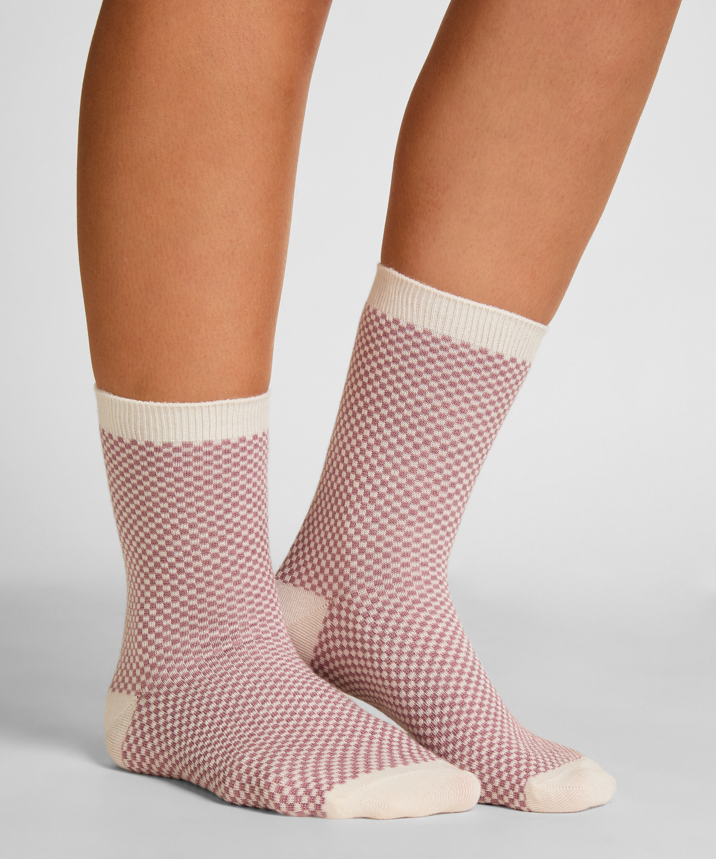 Chaussettes courtes en modal, Pourpre