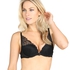 Soutien-gorge à armatures préformé push-up Lisa, Noir