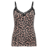 Cami Velours leopard, Roze