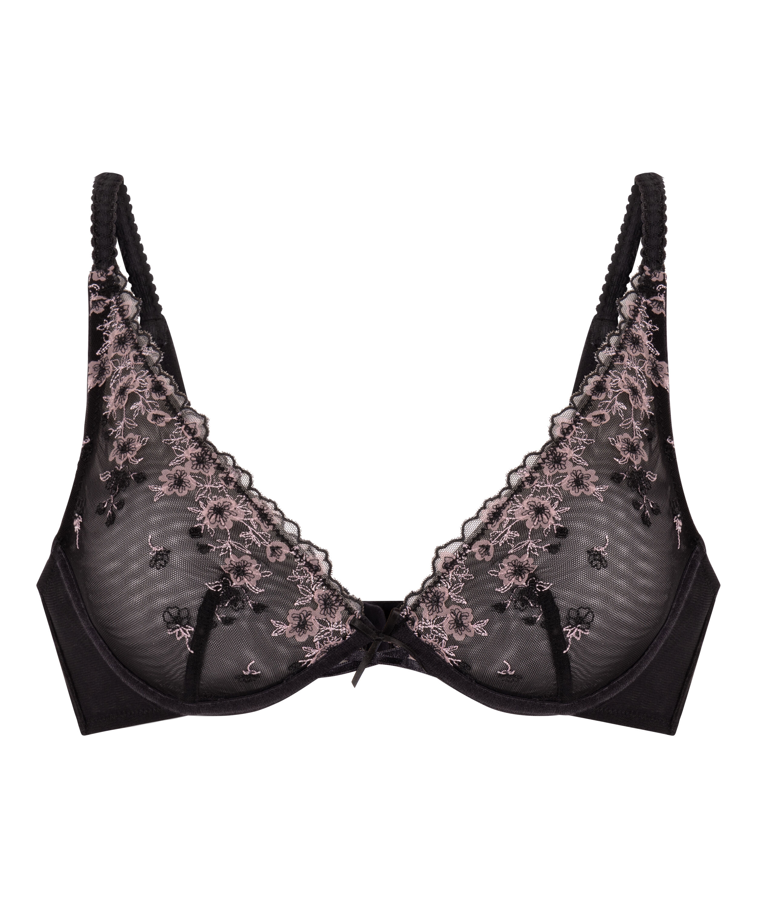 Soutien-gorge &agrave; armatures non-rembourr&eacute; Chlo&eacute;, Noir