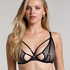 Soutien-gorge &agrave; armatures non-pr&eacute;form&eacute; Rhys, Noir