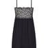 Slipdress Nora Lace, Zwart