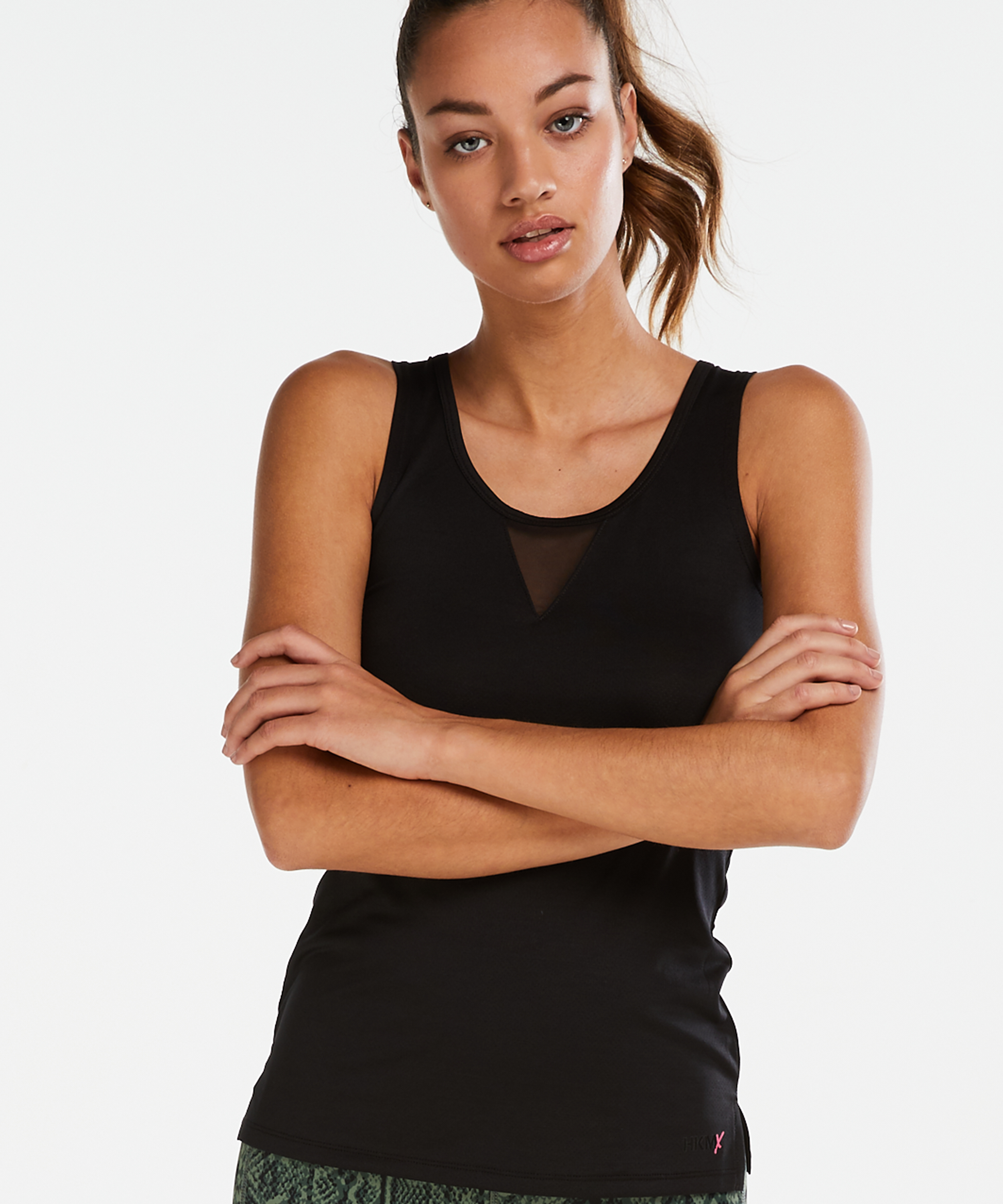 HKMX Tank top mesh, Zwart, main