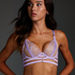 Soutien-gorge &agrave; armatures non-pr&eacute;form&eacute; longline Tara, Pourpre