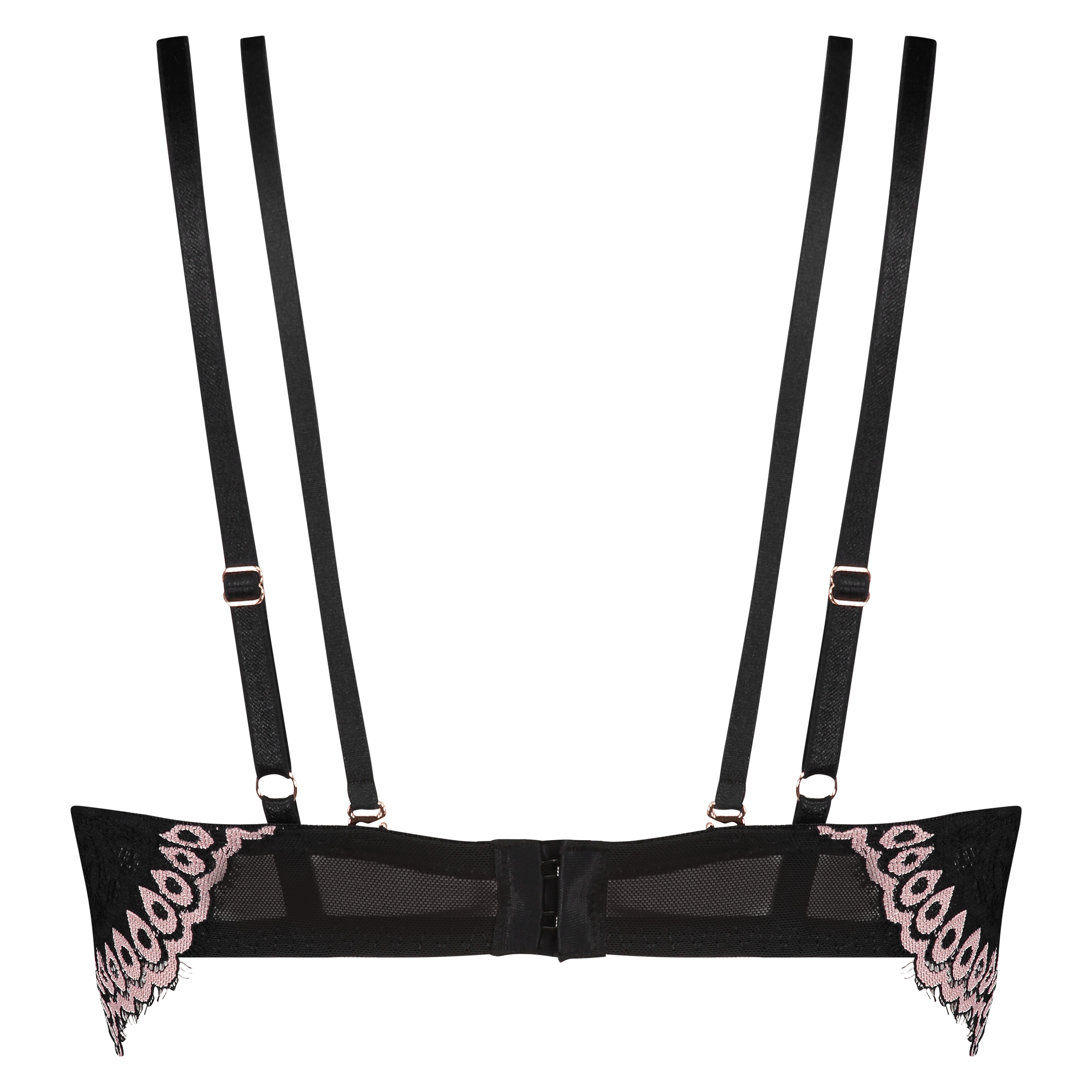Soutien-gorge à armatures préformé longline Dide, Noir, main