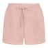 Sportieve fleece short, Roze