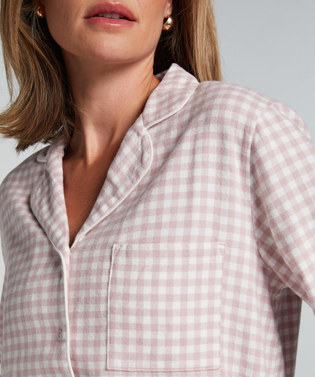 Haut de pyjama Flanel Essentials, Pourpre