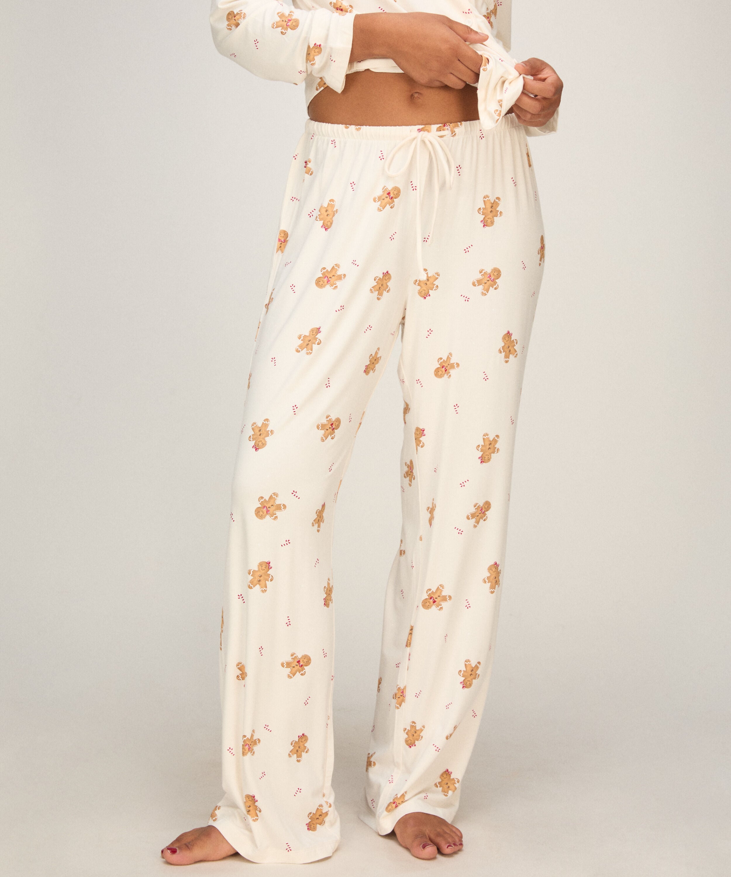 Pantalon Jersey Essential, Blanc Pantalon Jersey Essential, Blanc