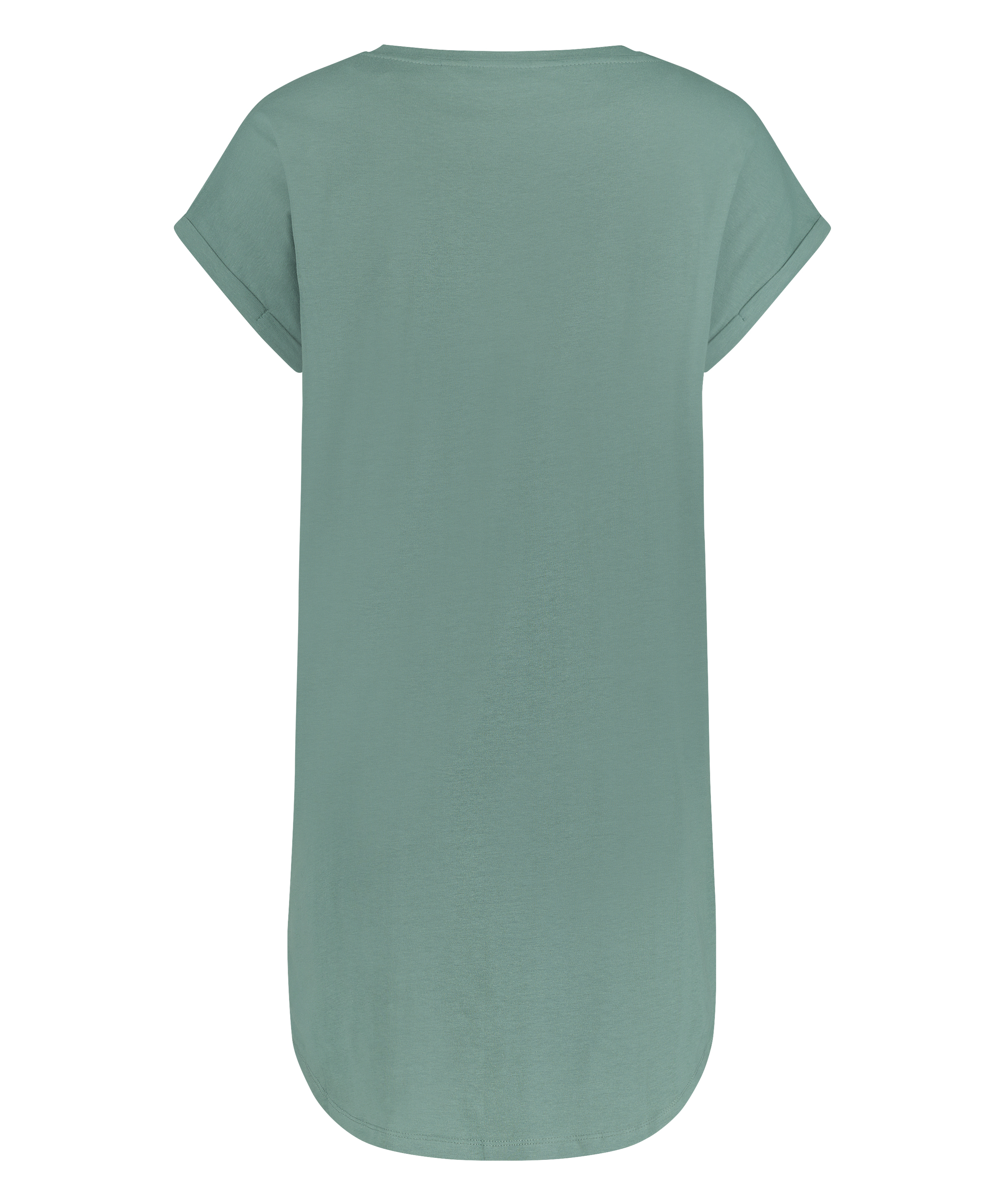 Chemise de nuit à encolure arrondie, Vert, main