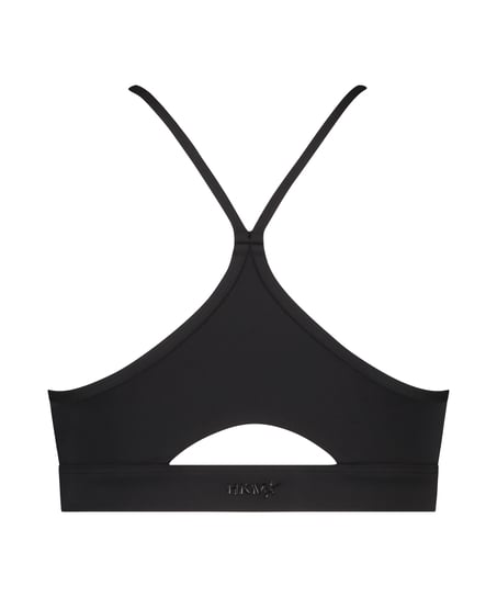 HKMX Brassière de sport de niveau 1, Noir
